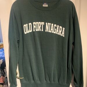 MV Sport Old Fort Niagara Dark Green Crewneck Sweater